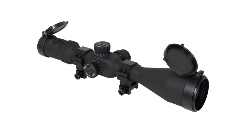 Monstrum G3 4-16x50mm w/ Illuminated MOA Reticle and Parallax Adjustment Rifle Scope, 30mm Tube First Focal Plane, Black, G3F41650-BLK