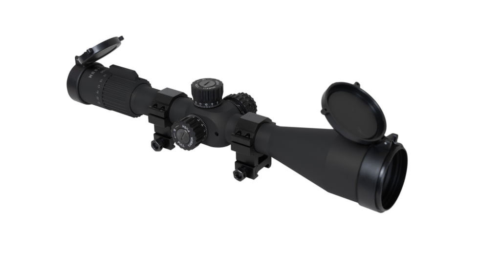 Monstrum G3 5-25x50mm w/ Illuminated MOA Reticle and Parallax Adjustment Rifle Scope, 30mm Tube First Focal Plane, Black, G3F52550-BLK
