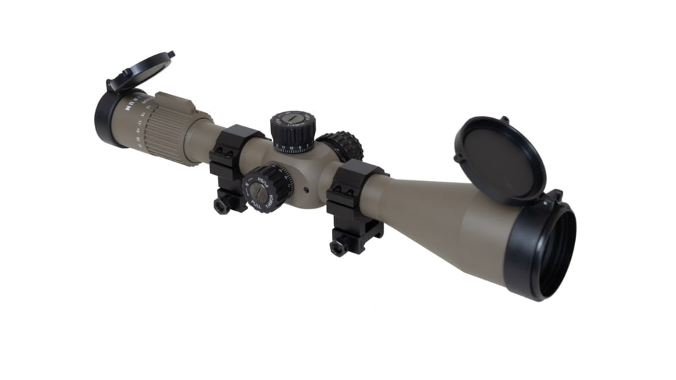 Monstrum G3 5-25x50mm w/ Illuminated MOA Reticle and Parallax Adjustment Rifle Scope, 30mm Tube First Focal Plane, Flat Dark Earth, G3F52550-FDE