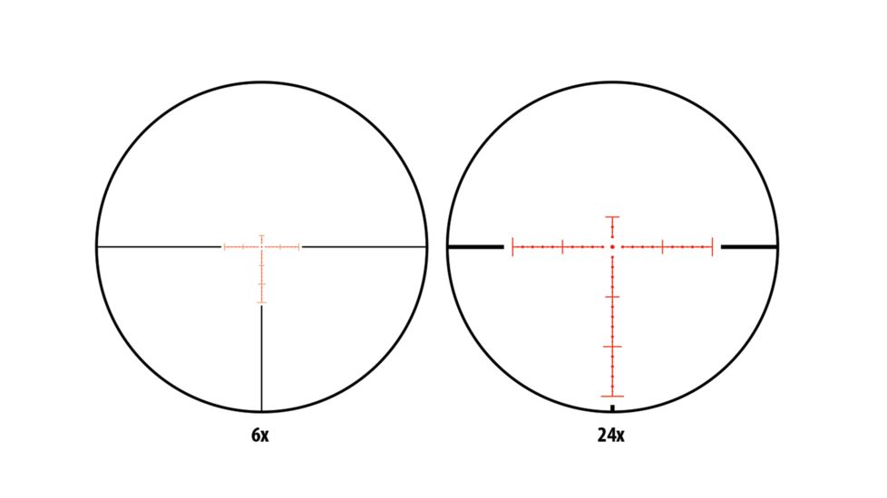 Monstrum G3 6-24x50mm Rifle Scope, 30mm Tube, FFP, Illuminated MOA Reticle, Adjustable Objective, Black, G3-FFPS62450-R-BLK