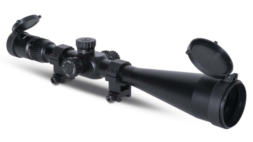 Monstrum G3 8-32x56 First Focal Plane FFP Rifle Scope with Illuminated MOA Reticle and Adjustable Objective, Black, G3F83256-BLK