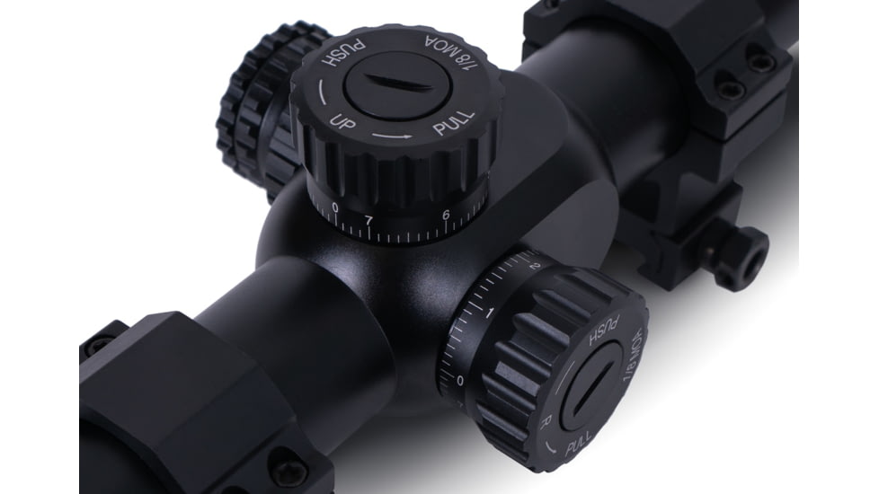 Monstrum G3 8-32x56 First Focal Plane FFP Rifle Scope with Illuminated MOA Reticle and Adjustable Objective, Black, G3F83256-BLK