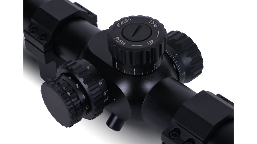 Monstrum G3 8-32x56 First Focal Plane FFP Rifle Scope with Illuminated MOA Reticle and Adjustable Objective, Black, G3F83256-BLK