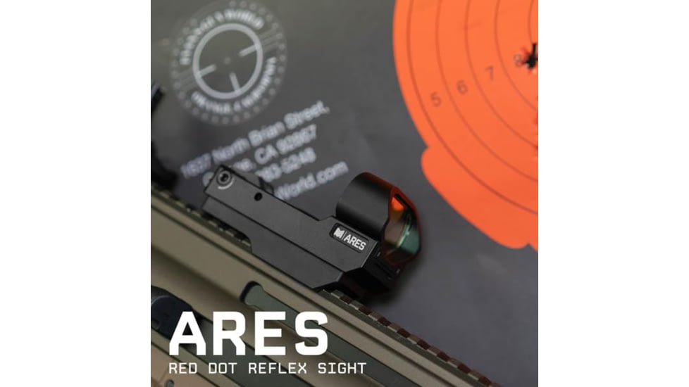 Monstrum Ares V2 1x Open Reflex Red Dot Sight w/ Shake Awake