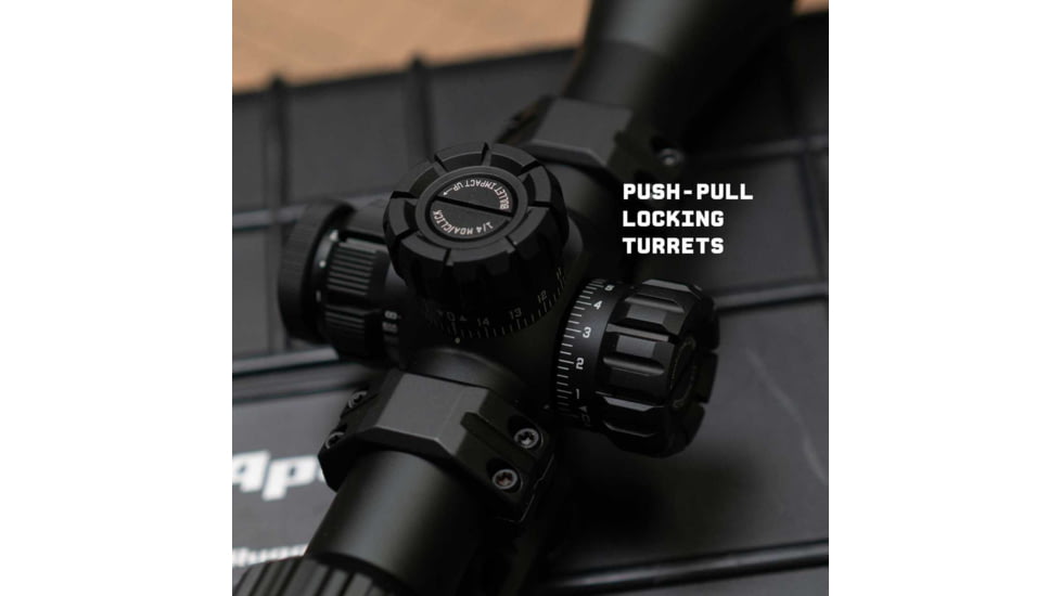 Monstrum Beast 4-12x44mm 30mm Tube Rifle Scope, Second Focal Plane