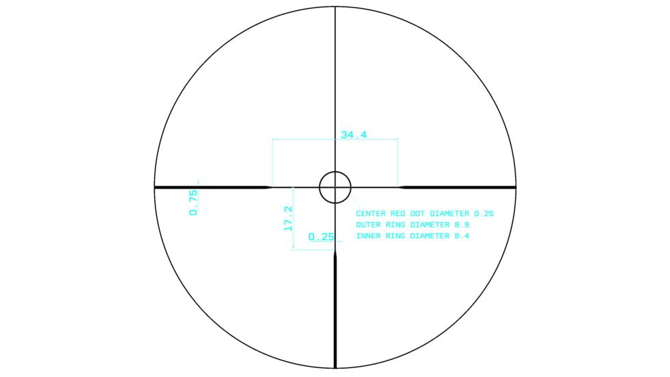Monstrum Beast 4-12x44mm 30mm Tube Rifle Scope, Second Focal Plane