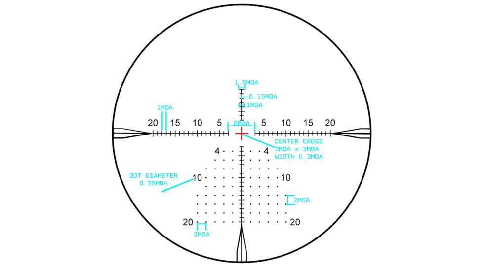 Monstrum Challenger 5-25x50mm 30mm Rifle Scope, Fisrt Focal Plane