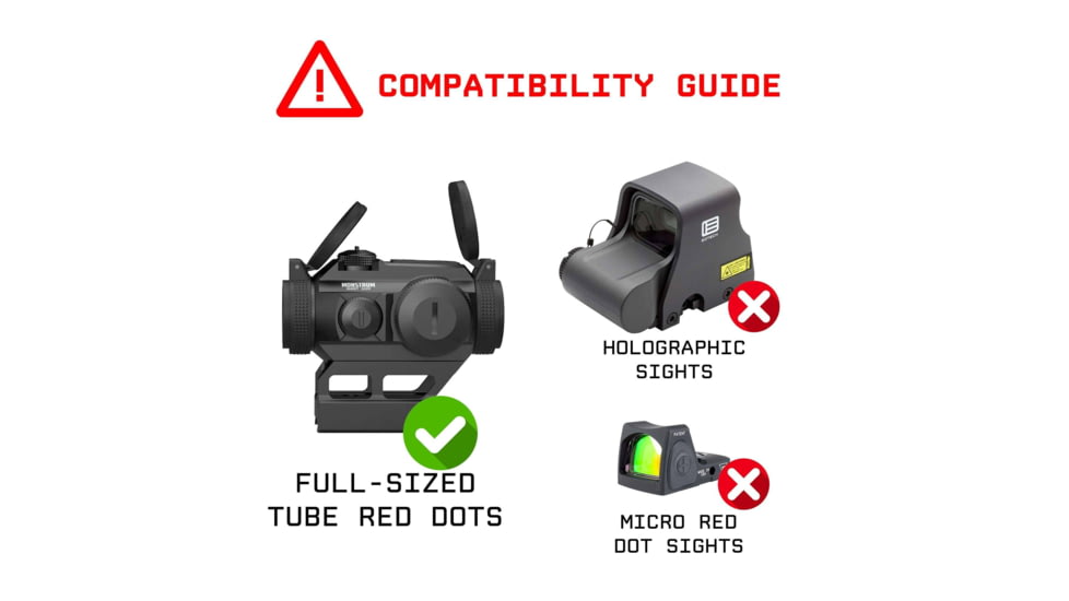 Monstrum Ghost G3 5x30mm Magnifier w/ Flip-to-Side Mount