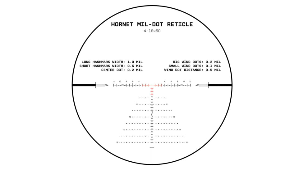 Monstrum Hornet II 3-15x50mm 30mm Tube Rifle Scope, First Focal Plane