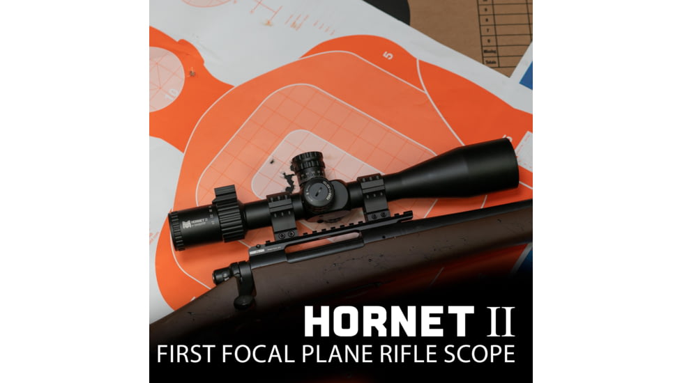 Monstrum Hornet II 6-24x50mm 30mm Rifle Scope, First Focal Plane