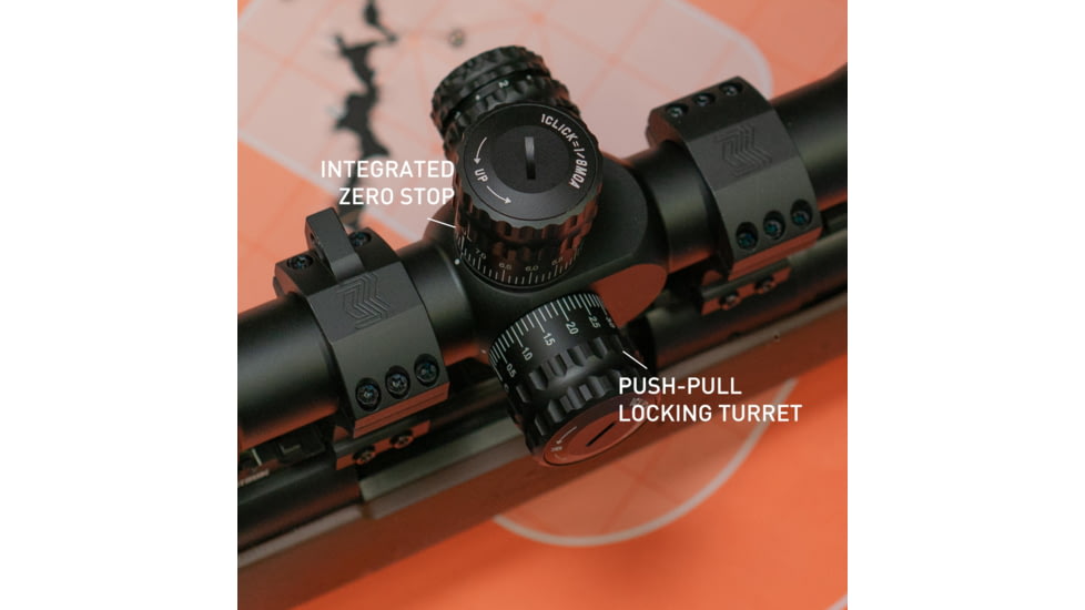 Monstrum Hornet II 6-24x50mm 30mm Rifle Scope, First Focal Plane