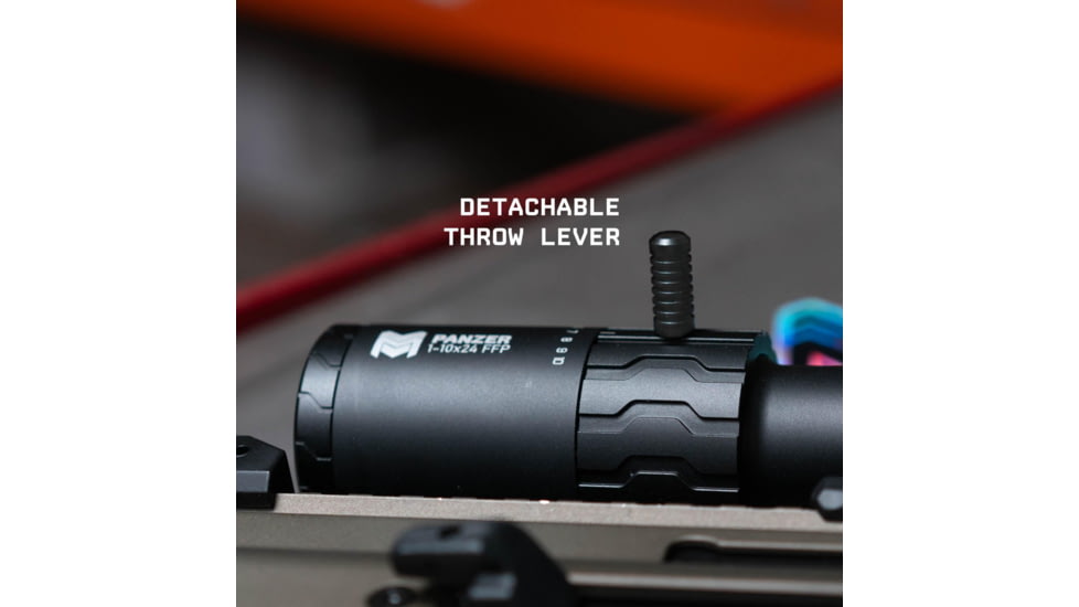 Monstrum Panzer ED 1-10x24mm LPVO 30mm Rifle Scope, First Focal Plane
