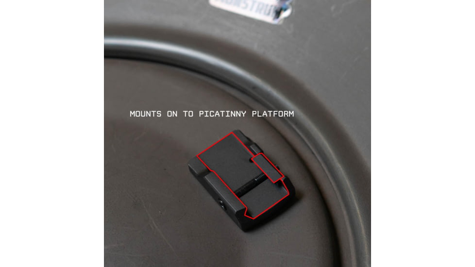 Monstrum Shrapnel Series Micro Red Dot Picatinny Base Mount