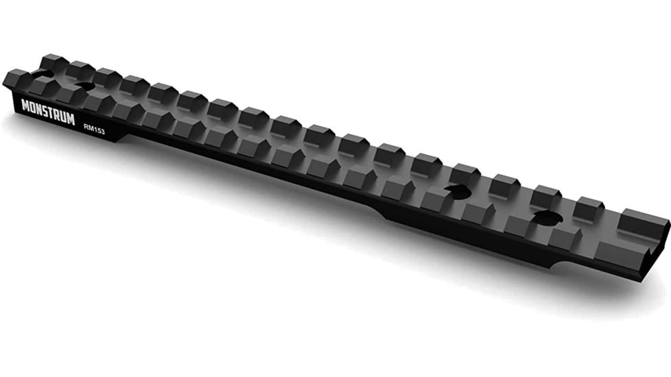 Monstrum Remington 700 Long Action 17-Slot Picatinny Rail, 0 MOA, Black, RM153