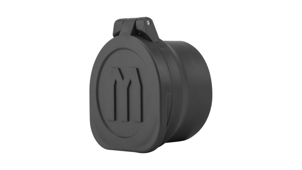 Monstrum Rubberized Flip-Up Rifle Scope Lens Covers, Objective Lens, Size D, Black, 31-37 mm FCO-D