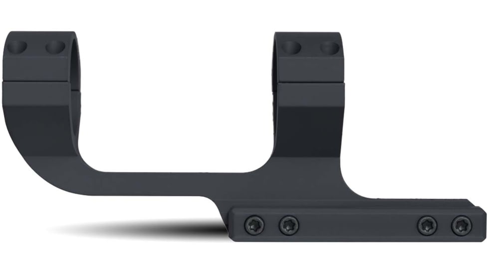 Monstrum Slim Profile Series Offset Picatinny Scope Mount w/Integrated Level, 30 mm, Black, ZR301-L-B