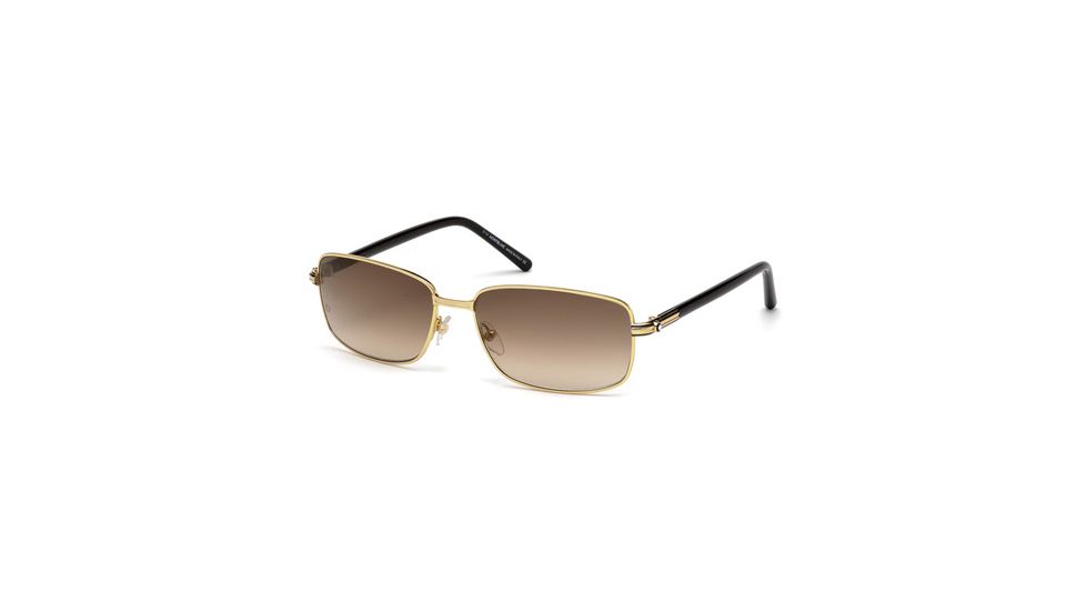 Mont Blanc MB503S Sunglasses - Shiny Endura Gold Frame Color