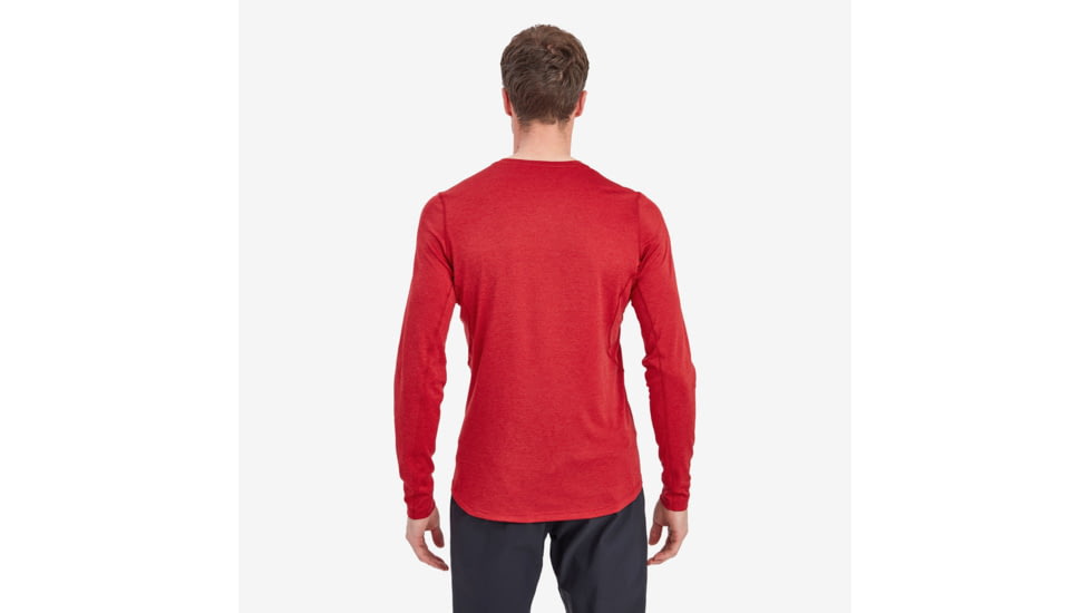 Montane Dart Long Sleeve T-Shirt - Mens, Acer Red, Extra Large, MDRLSACRX15