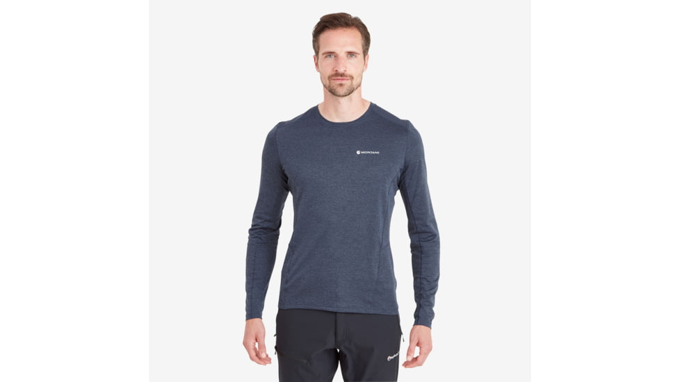 Montane Dart Long Sleeve T-Shirt - Mens, Eclipse Blue, 2XL, MDRLSECLZ14