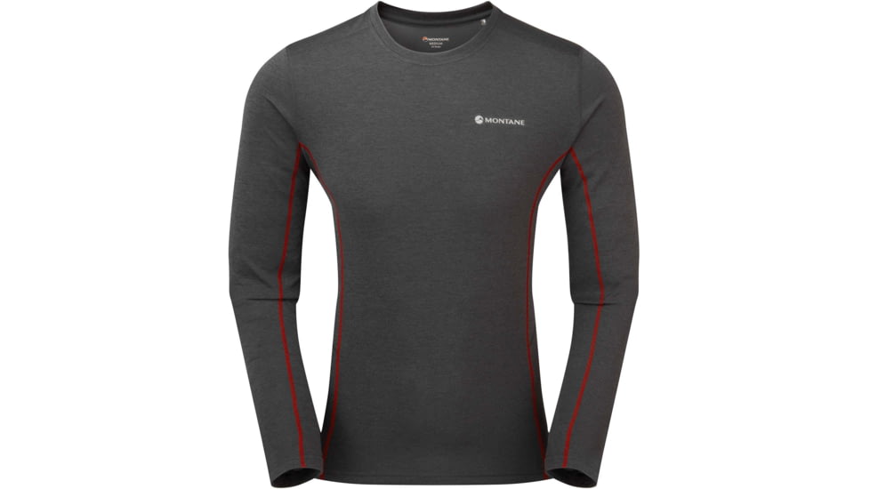Montane Dart Long Sleeve T-Shirt - Mens, Slate, Medium, MDRLSSLAM12
