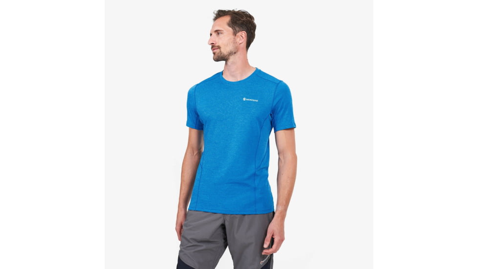 Montane Dart T-Shirt - Mens, Electric Blue, Large, MDRTSELEN12
