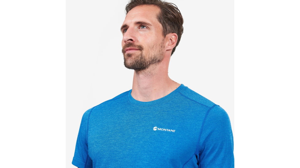 Montane Dart T-Shirt - Mens, Electric Blue, Large, MDRTSELEN12