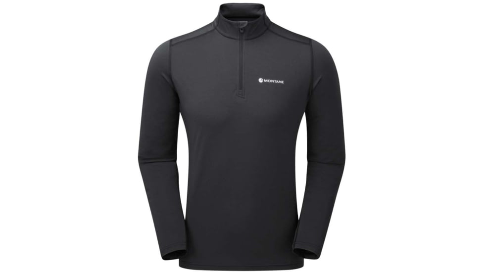 Montane Dart Thermo Zip Neck - Mens, Black, Large, MDTZNBLAN12