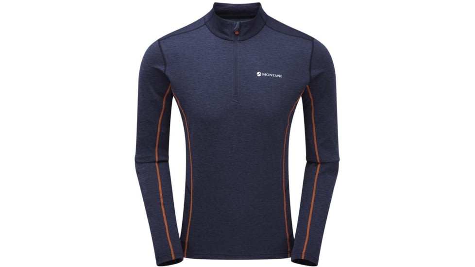 Montane Dart Zip Neck - Mens, Antarctic Blue, Small, MDRZNANTB12