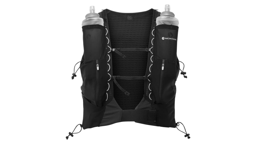 Montane Gecko VP 12 + Vests, Black, Medium, PGP12BLAM15