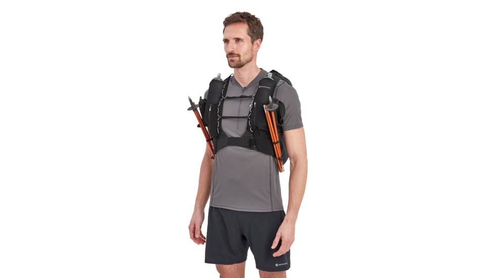 Montane Gecko VP 20 + Vests, Black, Small, PGP20BLAB15