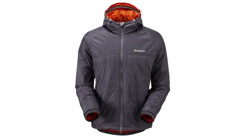 Montane Prism Jacket - Men's, Steel/Burnt Orange, Large, 45137