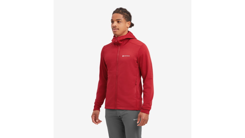 Montane Protium Hoodie - Mens, Acer Red, Extra Large, MPRHOACRX17
