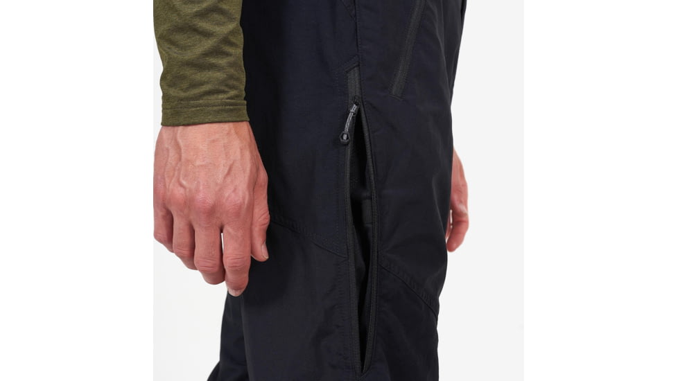 Montane Terra Pants - Mens, Black, Small, Long, MTPNLBLAB12