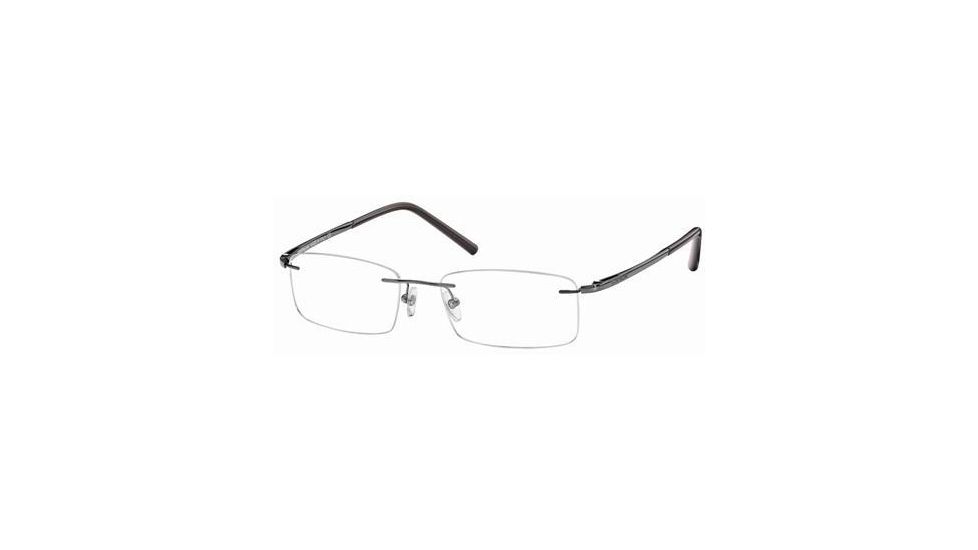 Montblanc MB0293 Eyeglass Frames - Shiny Gun Metal Frame Color