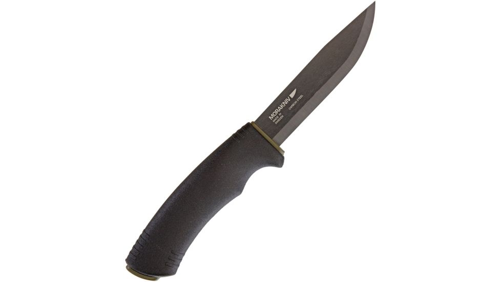 Mora Bushcraft Tactical Fixed Blade Knife, 4.5in, Carbon Steel FT01540