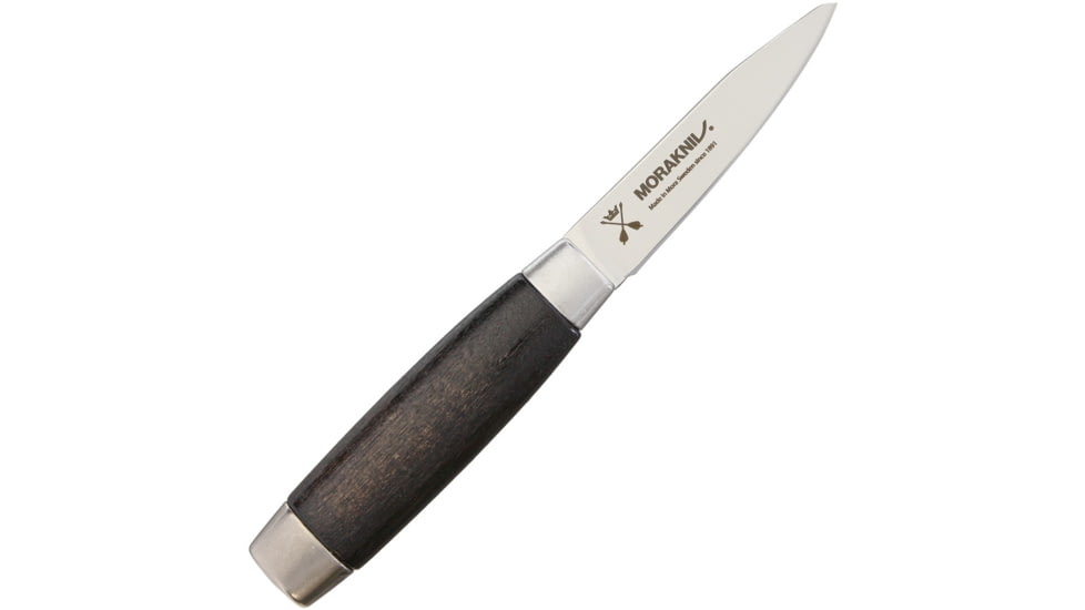 Morakniv Classic 1891 Paring Kitchen Knives, 7 1/2in Overall, 3in SS Blade, Black Wood Handle, Black, M-12317