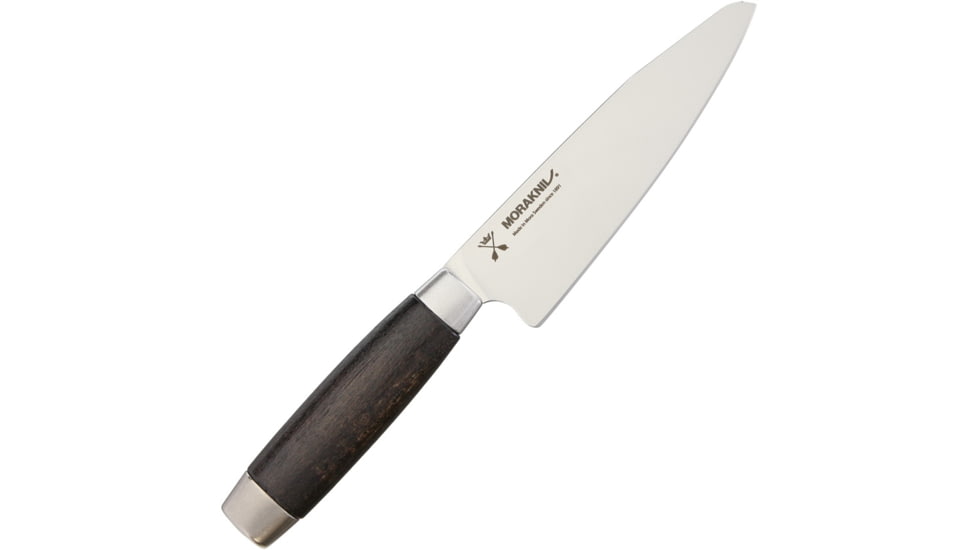 Morakniv Classic 1891 Utility Kitchen Knives, 9 1/8in Overall, 5in SS Blade, Black Wood Handle, Black, M-12318