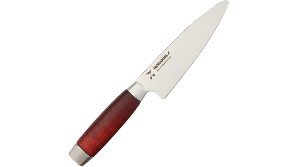 Morakniv Classic 1891 Utility Red Kitchen Knives, 9 1/8in Overall, 5in SS Blade, Red Wood Handle, Red, M-12313
