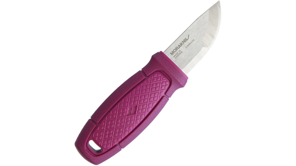 Morakniv Eldris Knife Aubergine Knife, 5.63in Overall, 2.5in Satin SS Blade, Aubergine Two Polymer, M-13203