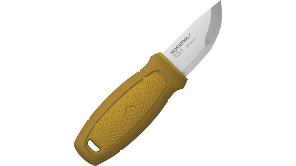 Mora Eldris Yellow Fixed Blade Knife, 2.5in, Standard Edge, Satin FT01761
