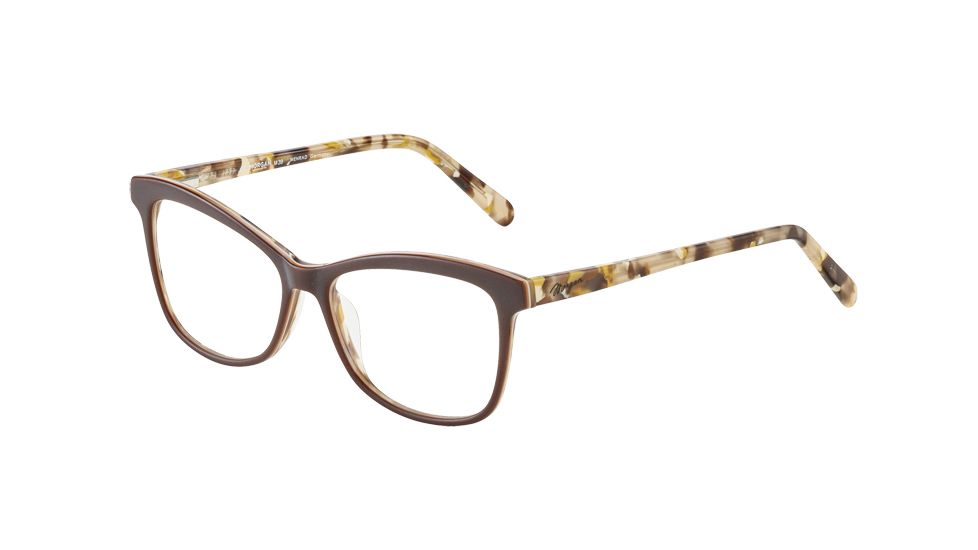 Morgan 201134 Progressive Prescription Eyeglasses, Dark Brown Frame, 201134-4434PR