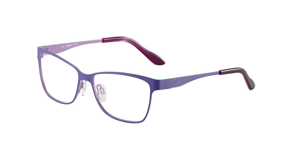 Morgan Prescription Eyeglasses 203142 Progressive Purple Frame