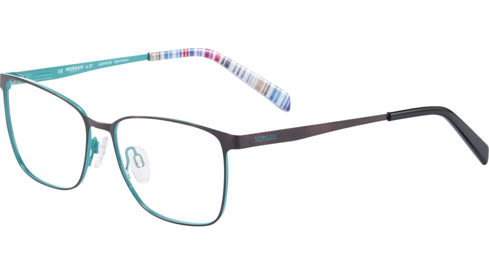 Morgan 203159 Single Vision Prescription Eyeglasses, D Brown Antique Frame, 203159-549SV