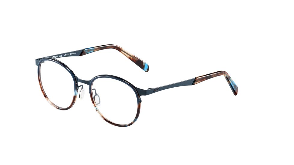 Morgan 203163 Bifocal Prescription Eyeglasses, Blue Petrol Frame, 203163-1005BI