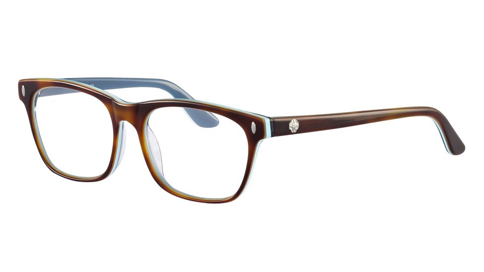 Morgan 201054 Single Vision Prescription Eyeglasses - Brown Frame and Clear Lens 201054-6485SV