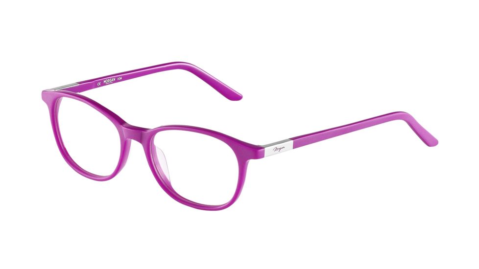 Morgan 201060 Single Vision Prescription Eyeglasses - Pink Frame and Clear Lens 201060-6548SV