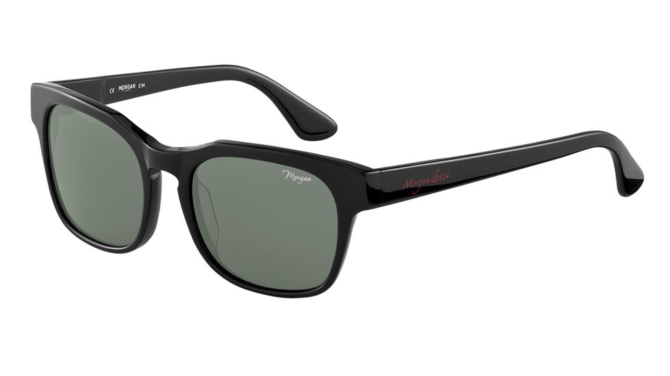 Morgan No. 207143 Sunglasses - Black Frame and Grey Green Lens 207143-8840