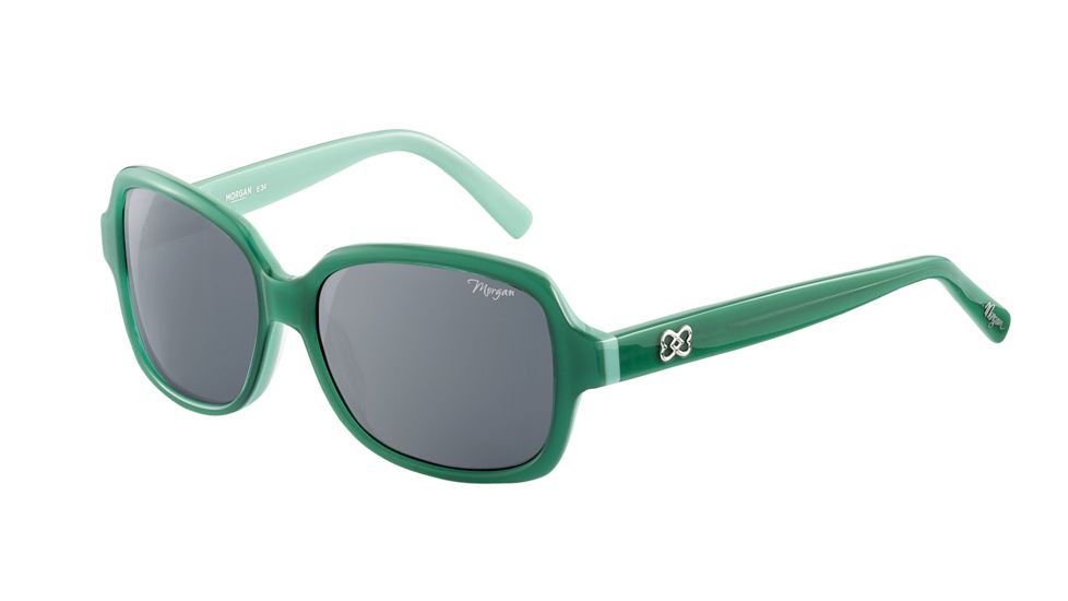 Morgan No. 207146 Sunglasses - Green Frame and Grey Silver Lens 207146-6519