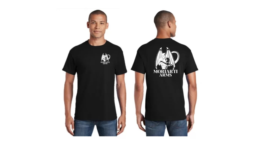 Moriarti Short Sleeve Soft Style T-Shirt, Lmtd Edition, Black, L, XL, XXL, MAR-SHIRT-BLK