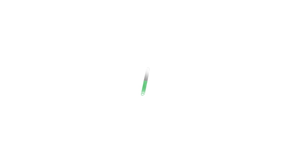 Morovision MK8 6in Glow Wand, Dual Green/White MVB-907511-DGW